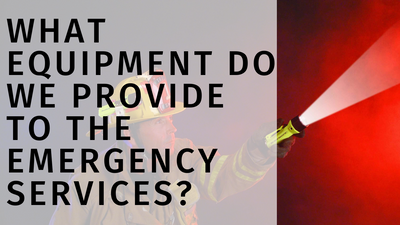 What equipment do we provide to the emergency services?